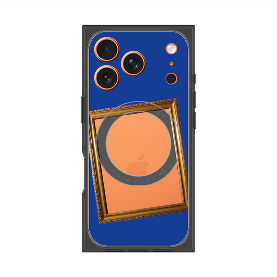 Premium Square Case with MagSafe［ Photo Frame - Blue ］