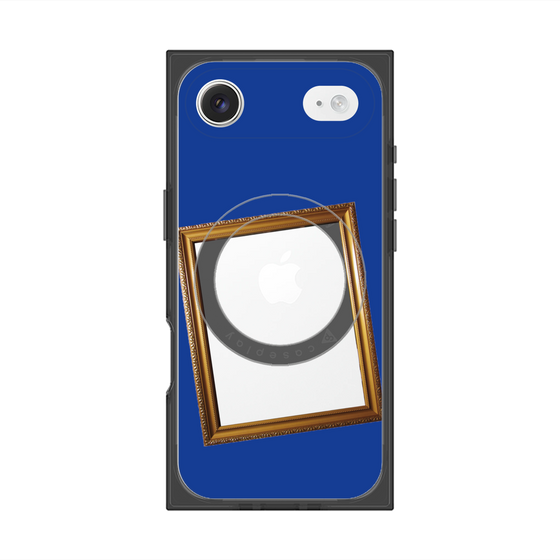 Premium Square Case with MagSafe［ Photo Frame - Blue ］
