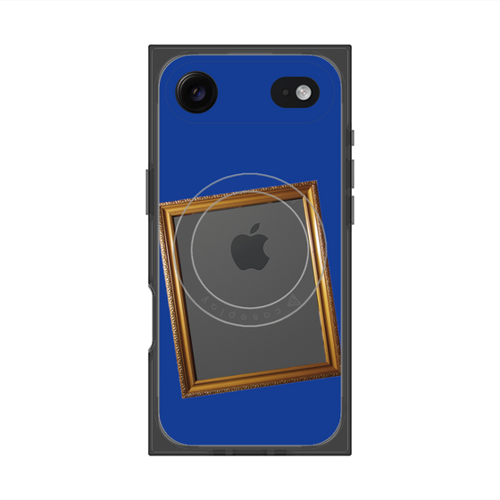 Premium Square Case with MagSafe［ Photo Frame - Blue ］