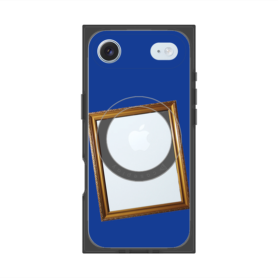 Premium Square Case with MagSafe［ Photo Frame - Blue ］