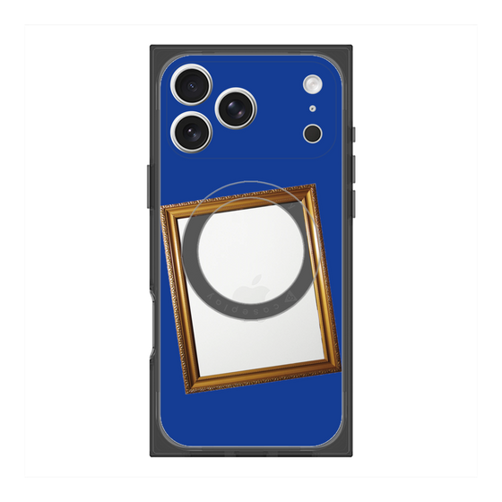 Premium Square Case with MagSafe［ Photo Frame - Blue ］