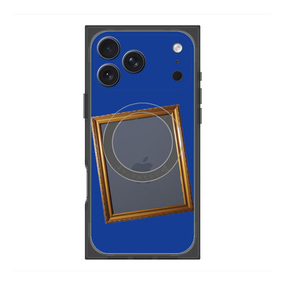 Premium Square Case with MagSafe［ Photo Frame - Blue ］