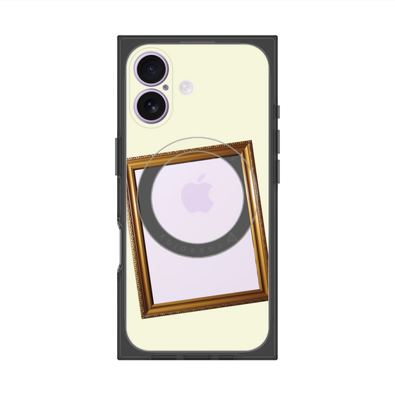 Premium Square Case with MagSafe［ Photo Frame - Ivory ］