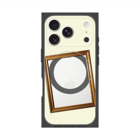 Premium Square Case with MagSafe［ Photo Frame - Ivory ］