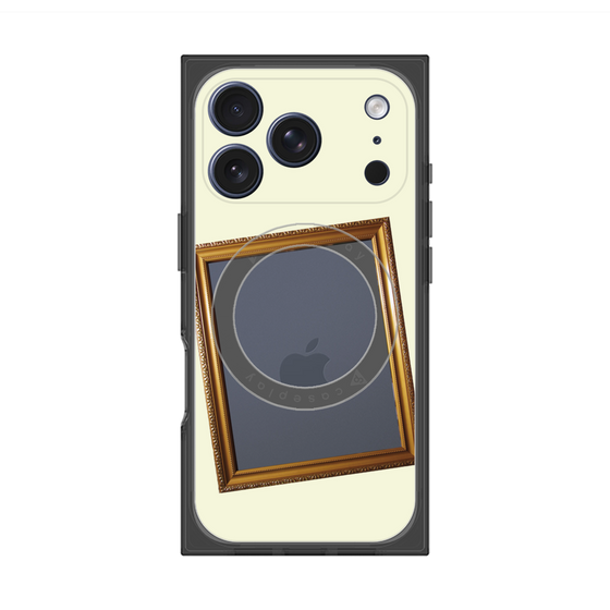 Premium Square Case with MagSafe［ Photo Frame - Ivory ］