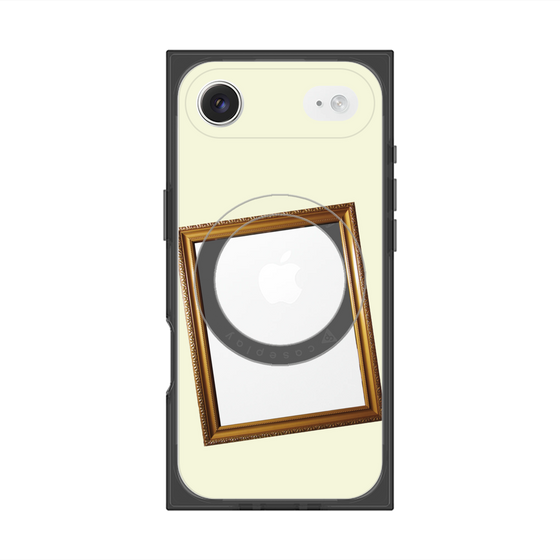 Premium Square Case with MagSafe［ Photo Frame - Ivory ］