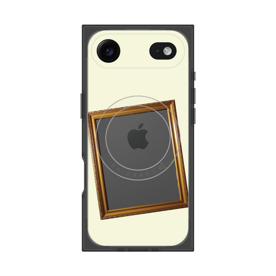 Premium Square Case with MagSafe［ Photo Frame - Ivory ］