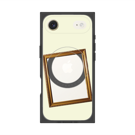Premium Square Case with MagSafe［ Photo Frame - Ivory ］