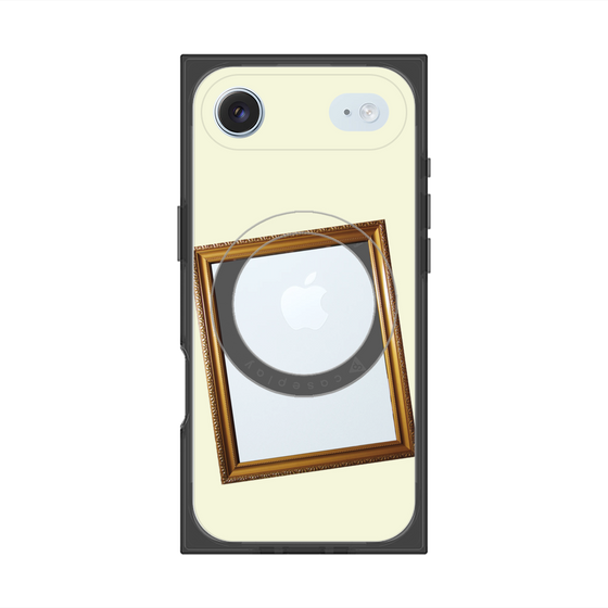 Premium Square Case with MagSafe［ Photo Frame - Ivory ］