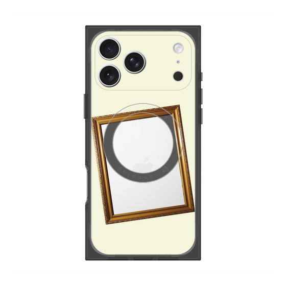 Premium Square Case with MagSafe［ Photo Frame - Ivory ］