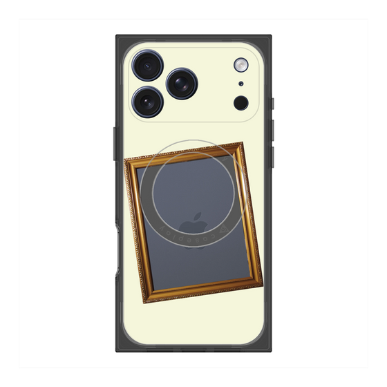 Premium Square Case with MagSafe［ Photo Frame - Ivory ］