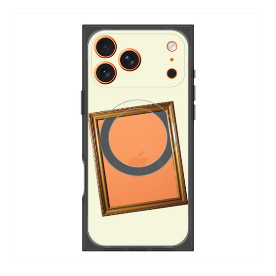 Premium Square Case with MagSafe［ Photo Frame - Ivory ］