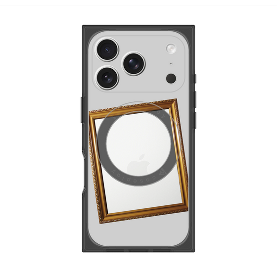 Premium Square Case with MagSafe［ Photo Frame - Light Gray ］