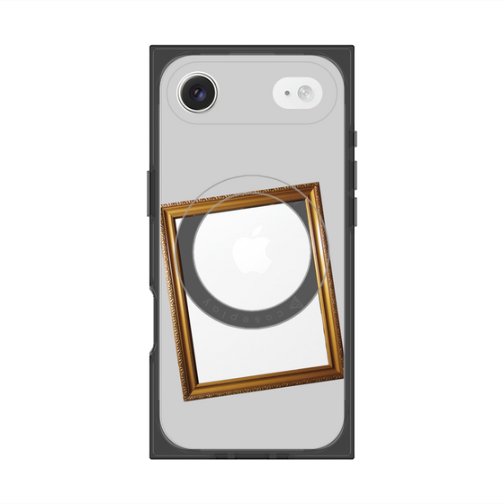 Premium Square Case with MagSafe［ Photo Frame - Light Gray ］