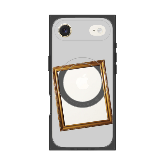 Premium Square Case with MagSafe［ Photo Frame - Light Gray ］