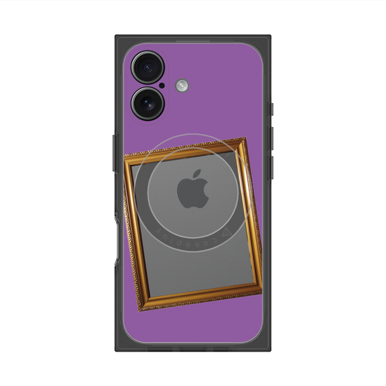 Premium Square Case with MagSafe［ Photo Frame - Purple ］