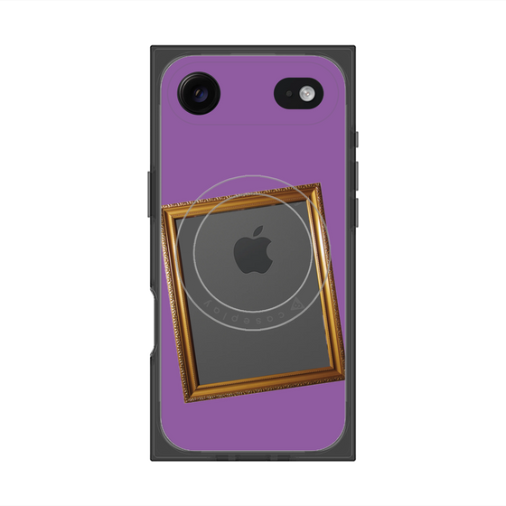 Premium Square Case with MagSafe［ Photo Frame - Purple ］