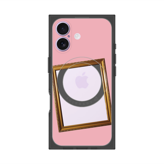 Premium Square Case with MagSafe［ Photo Frame - Pink ］