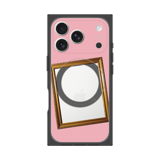 Premium Square Case with MagSafe［ Photo Frame - Pink ］