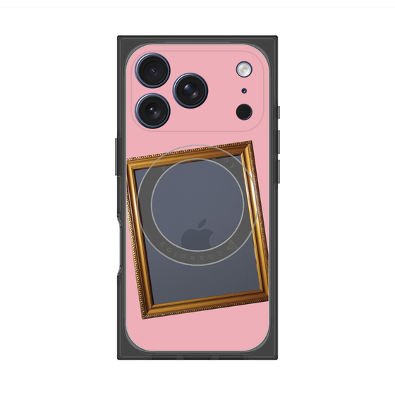 Premium Square Case with MagSafe［ Photo Frame - Pink ］