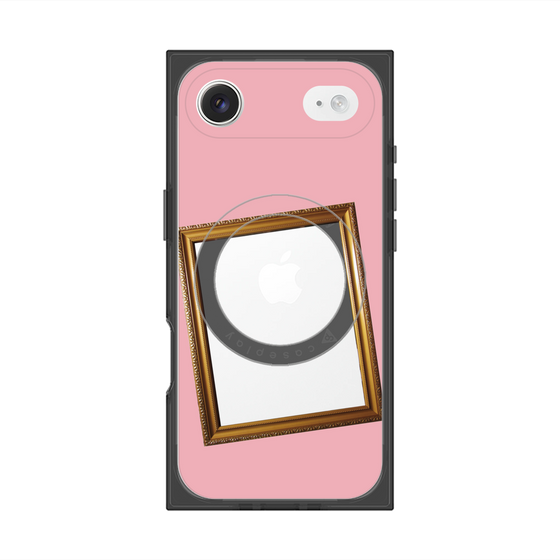 Premium Square Case with MagSafe［ Photo Frame - Pink ］