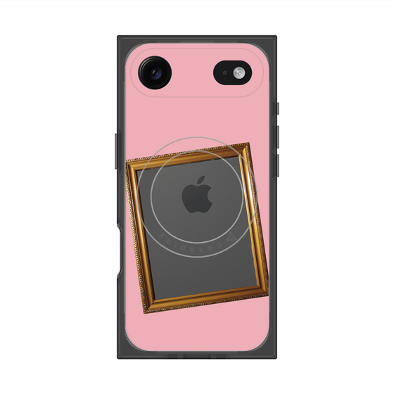 Premium Square Case with MagSafe［ Photo Frame - Pink ］