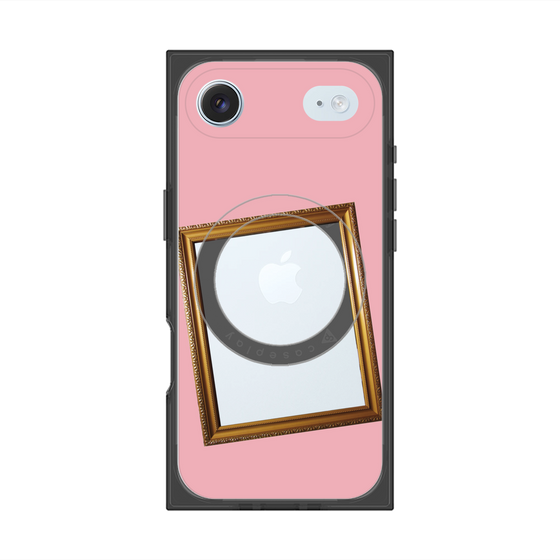 Premium Square Case with MagSafe［ Photo Frame - Pink ］