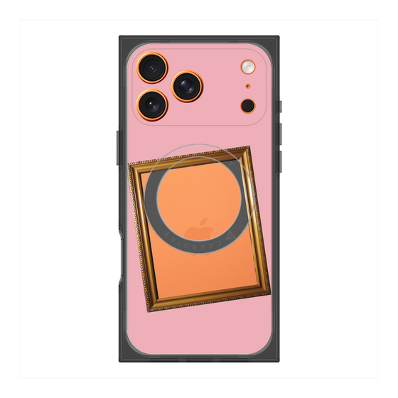 Premium Square Case with MagSafe［ Photo Frame - Pink ］