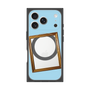 Premium Square Case with MagSafe［ Photo Frame - Light Blue ］