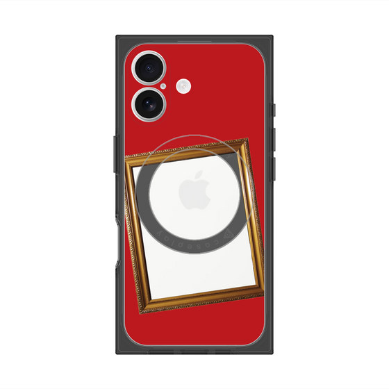 Premium Square Case with MagSafe［ Photo Frame - Red ］