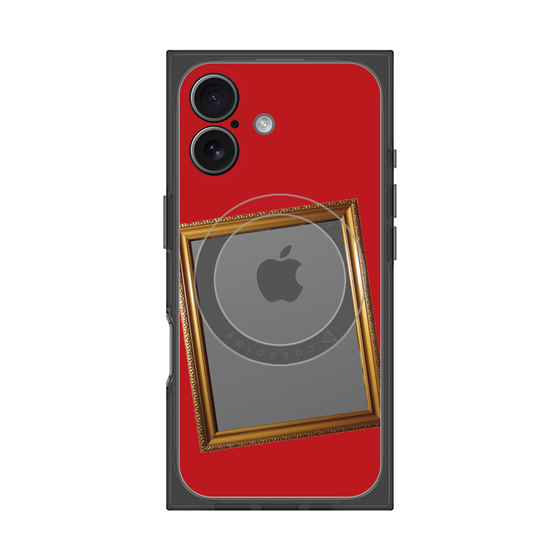 Premium Square Case with MagSafe［ Photo Frame - Red ］