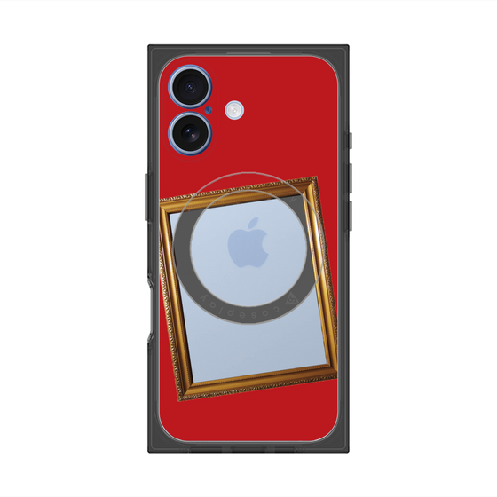 Premium Square Case with MagSafe［ Photo Frame - Red ］