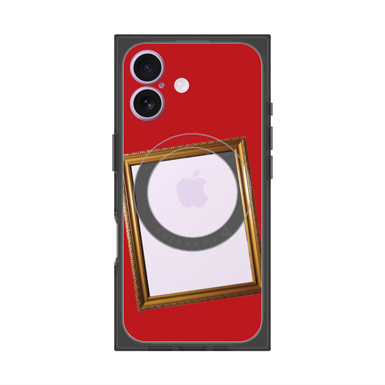 Premium Square Case with MagSafe［ Photo Frame - Red ］