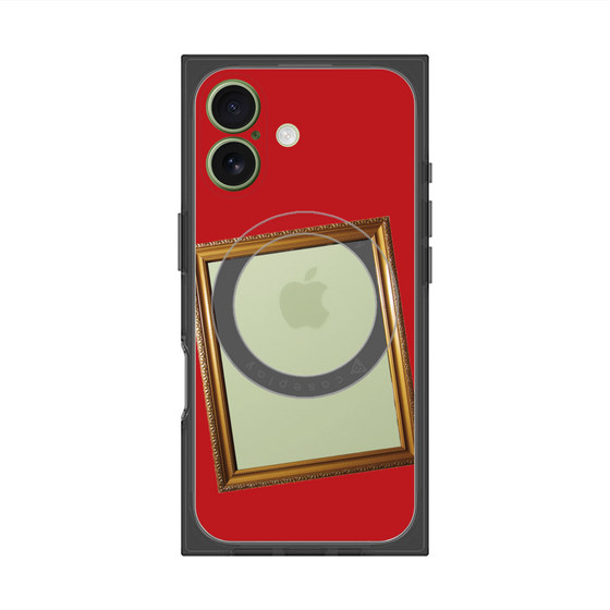 Premium Square Case with MagSafe［ Photo Frame - Red ］