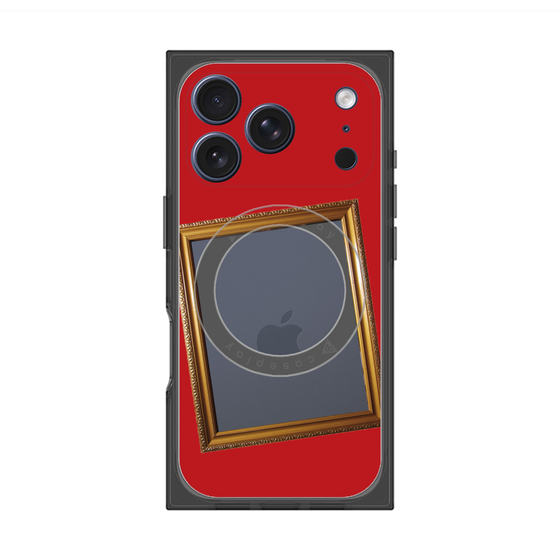 Premium Square Case with MagSafe［ Photo Frame - Red ］