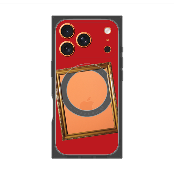 Premium Square Case with MagSafe［ Photo Frame - Red ］