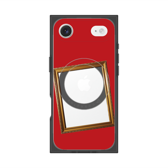 Premium Square Case with MagSafe［ Photo Frame - Red ］