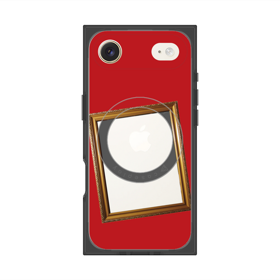 Premium Square Case with MagSafe［ Photo Frame - Red ］