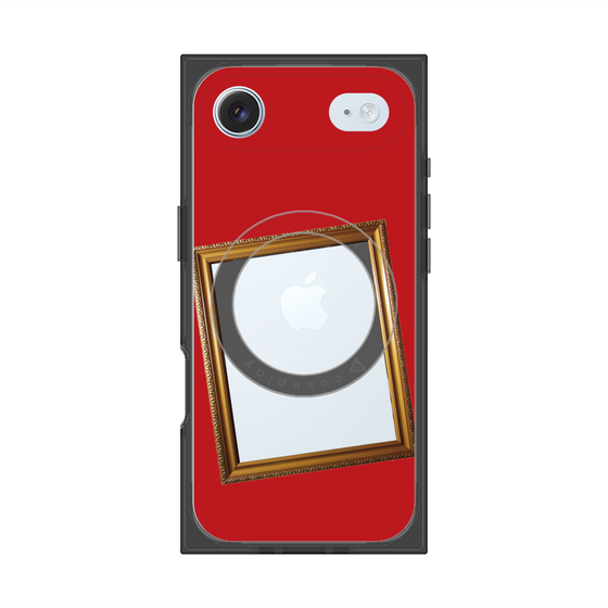 Premium Square Case with MagSafe［ Photo Frame - Red ］