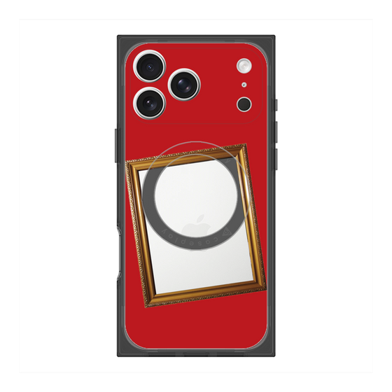 Premium Square Case with MagSafe［ Photo Frame - Red ］