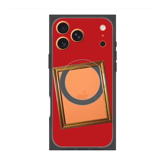 Premium Square Case with MagSafe［ Photo Frame - Red ］