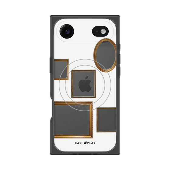 Premium Square Case with MagSafe［ Photo Frames - White ］