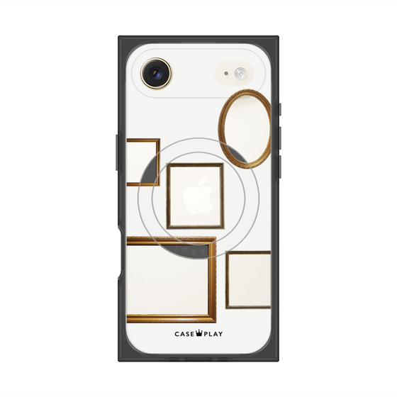 Premium Square Case with MagSafe［ Photo Frames - White ］