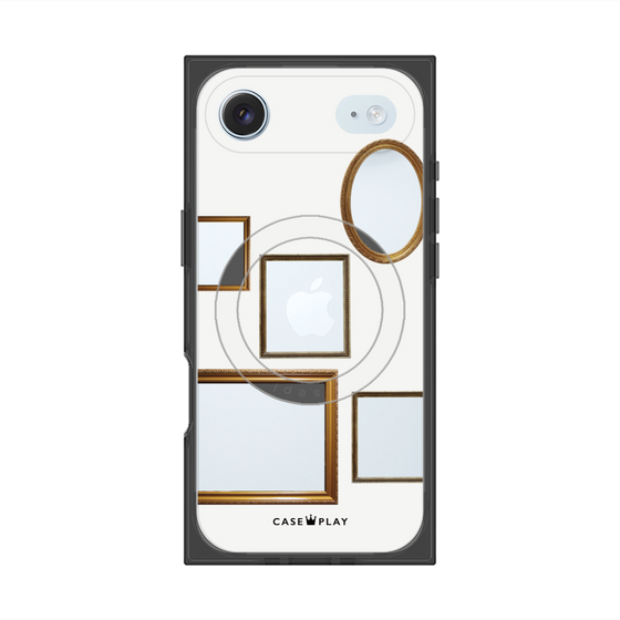Premium Square Case with MagSafe［ Photo Frames - White ］