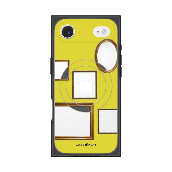 Premium Square Case with MagSafe［ Photo Frames - Yellow ］