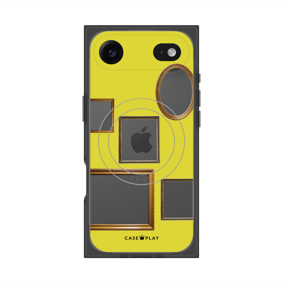 Premium Square Case with MagSafe［ Photo Frames - Yellow ］