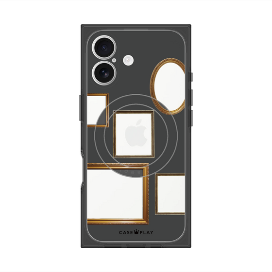 Premium Square Case with MagSafe［ Photo Frames - Gray ］