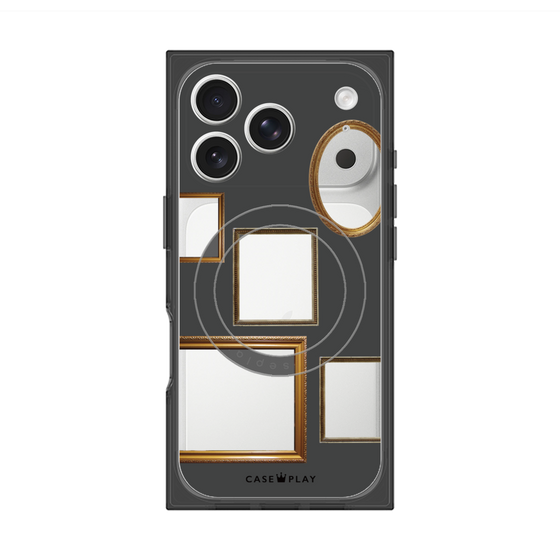 Premium Square Case with MagSafe［ Photo Frames - Gray ］