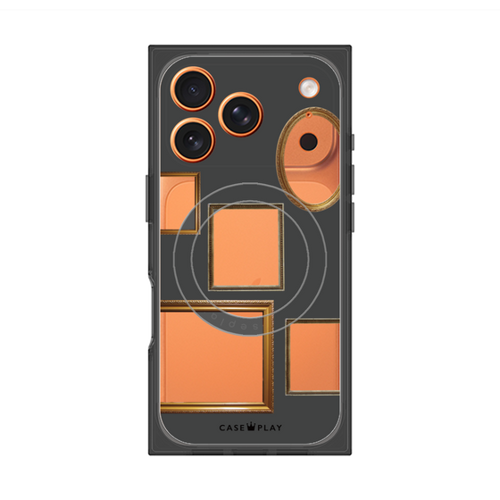 Premium Square Case with MagSafe［ Photo Frames - Gray ］