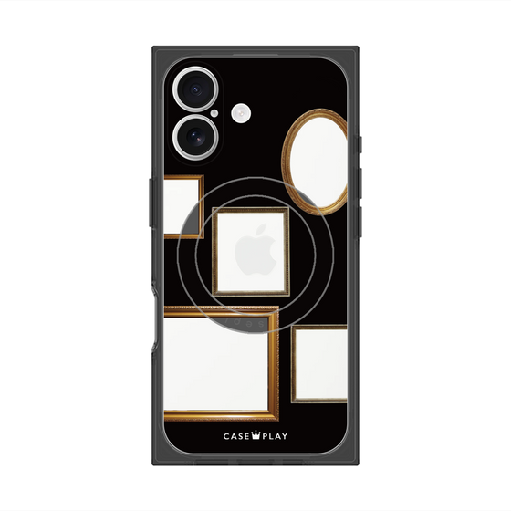 Premium Square Case with MagSafe［ Photo Frames - Black ］